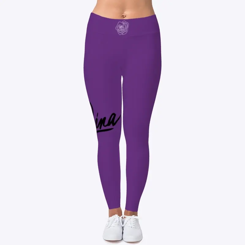 Reina Leggings (Purple Love)