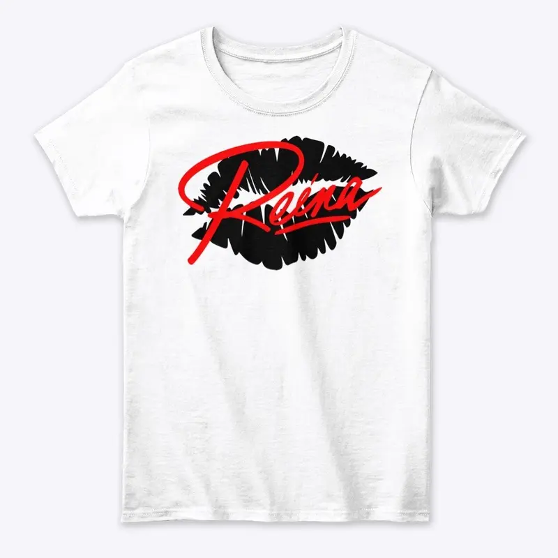 Reina Lips Tee (White)